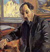 M.Saryan. Portrait of Avetik Isahakyan