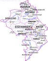 THE MAP OF NAGORNO KARABAKH REPUBLIC - ARTSAKH 