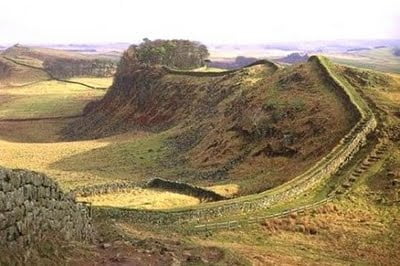 Hadrians Wall in Northumberland