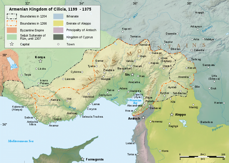 Cilician Armenia Map