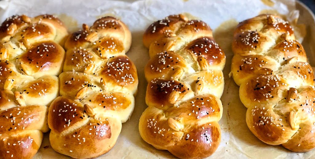 Armenian Easter bread or Choereg (Chorek)