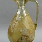 Small pitcher, engraved, with one handle 9th -11th centuries