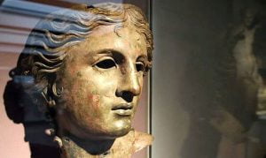 The head of the statue of Goddess Anahit kept in the British Museum