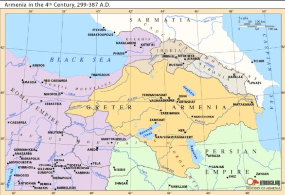 Armenia in 4th century - End of Arshakuni (Arsacid) Dynasty