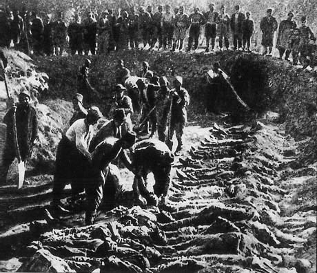 erzerum armenian highlands in eastern anatolia. burial of the victims of the october 30 1895 massacres of the armenians during the region of sultan abdul hamid ii
