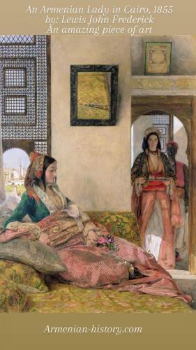 An Armenian Lady in Cairo, 1855, by: Lewis John FrederickAN AMAZING PIECE OF ART