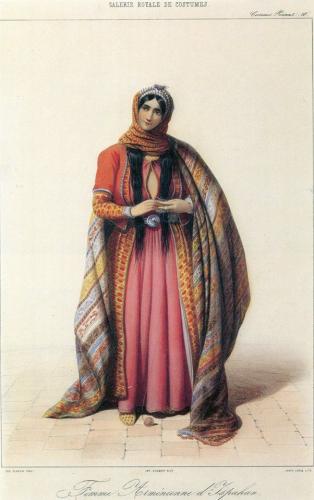 Armenian lady of Isfahan (Persia), 1850