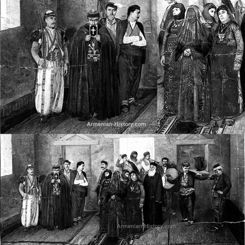 Provincial Armenian Wedding in Moush, Western Armenia, 1886/1890