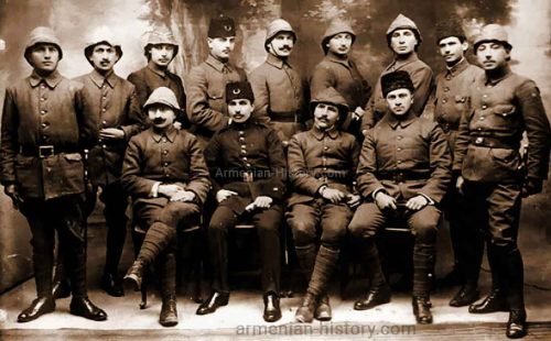 These are Armenian officers of the Ottoman Army.