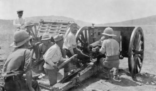 Crew of an Armenian field gun